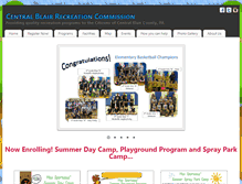 Tablet Screenshot of cbrcparks.org